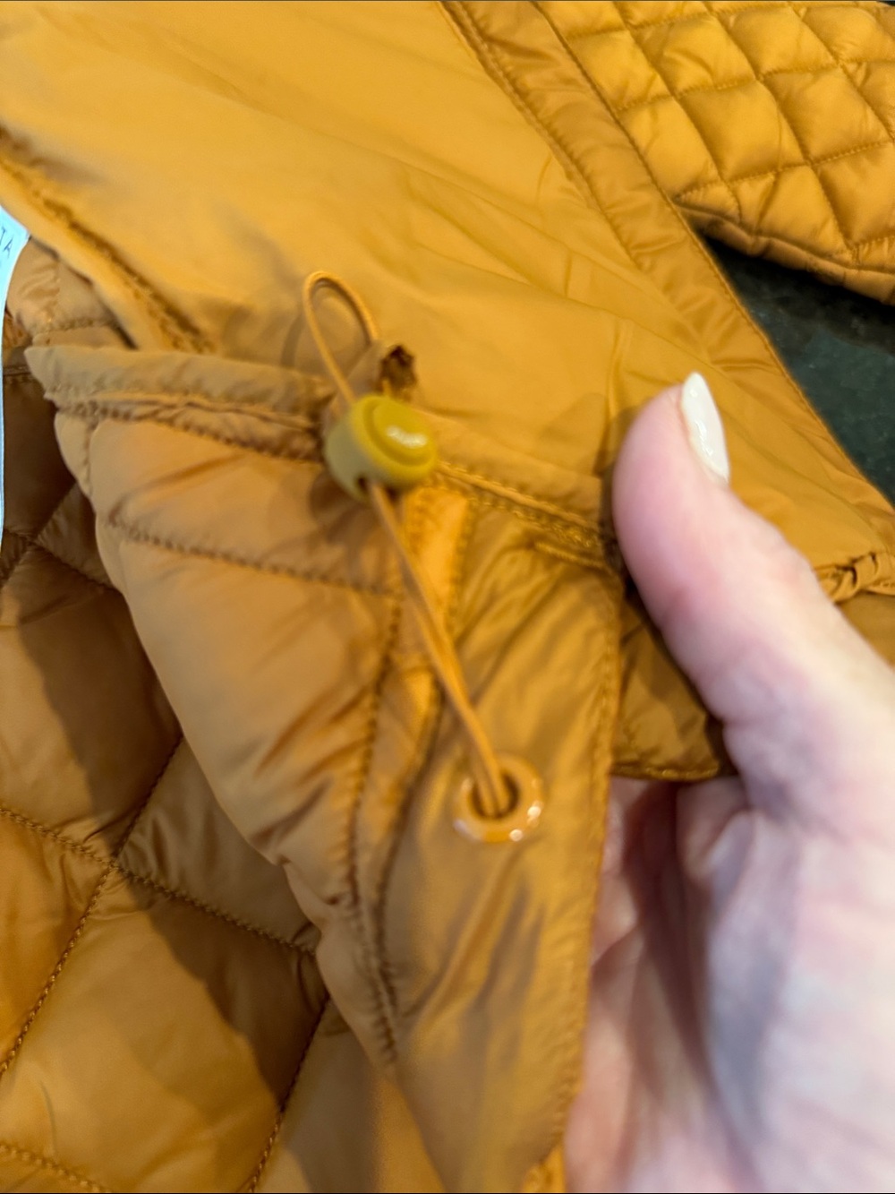Athleta Whisper Featherless Jacket Quilted Puffer Full Zip In Rust Size Medium - Picture 9 of 14
